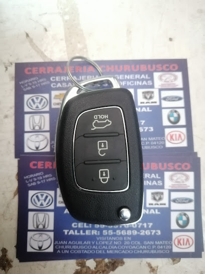 Cerrajería Churubusco en Coyoacán