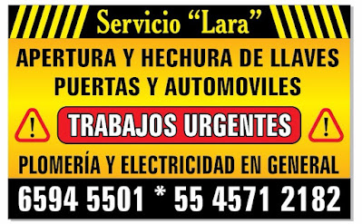 Cerrajería y Plomería Lara en Álvaro Obregón