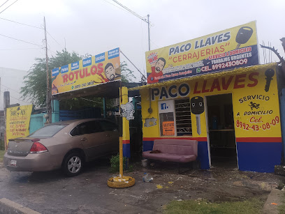 Paco Llaves Cerrajerías en Reynosa