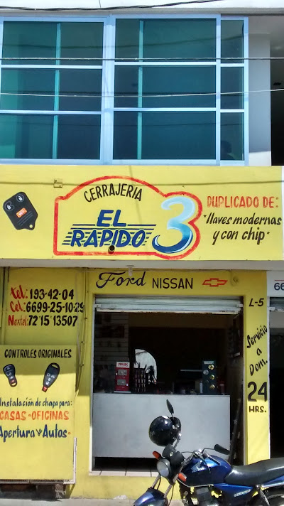 Cerrajería El Rapido 3 en Mazatlán